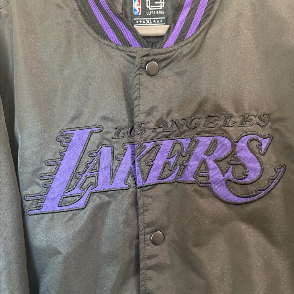 Lakers Black and Purple Varsity Jacket - Picture 2 of 8
